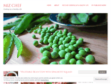Tablet Screenshot of mizchef.com